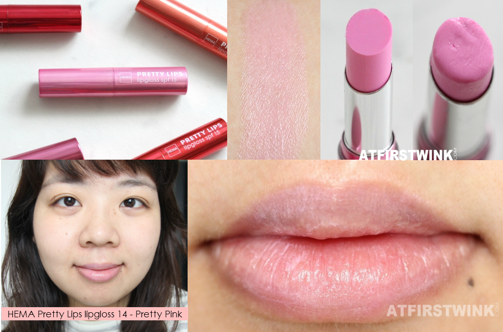 HEMA Pretty Lips lipgloss 14 - Pretty Pink review
