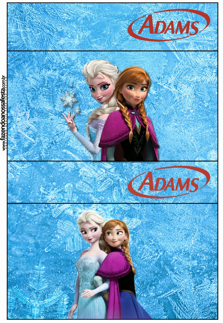 Frozen Etiquetas para Candy Bar, para Imprimir Gratis. Ideas y