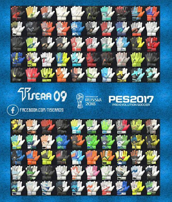 glove pack hd 100 gloves pes 2017