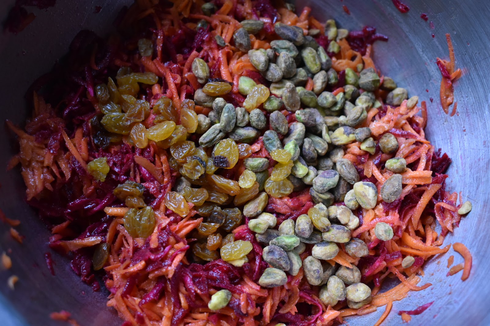 Raw Beet and Carrot Salad with Citrus Vinaigrette Chef Jen