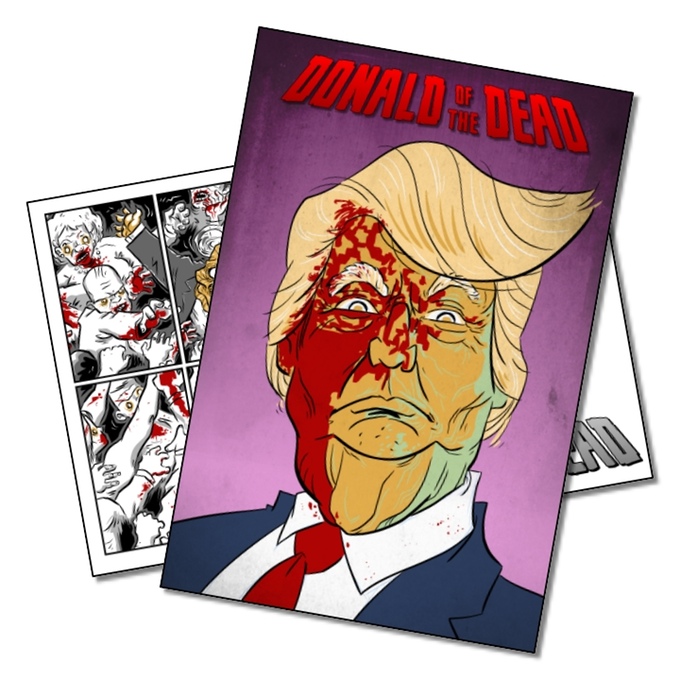 Donald Trump protagoniza un comic book de zombies