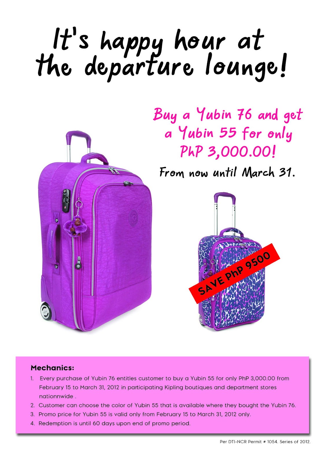 Kipling trolley bag philippines Clearance