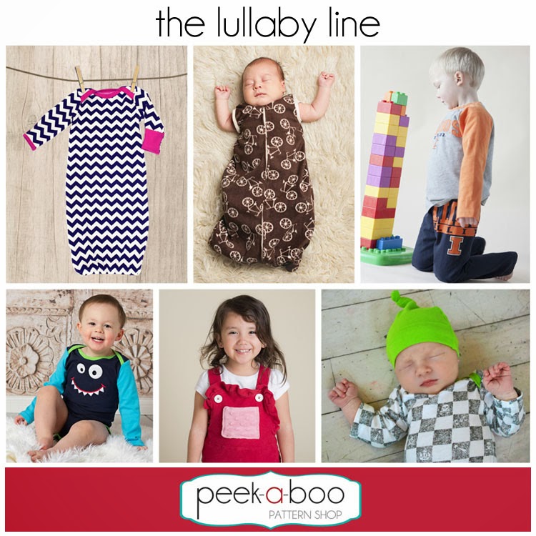 The Berry Bunch: Peek-A-Boo Pattern Shop: Lullaby Line: Bodysuit and Pants Testing