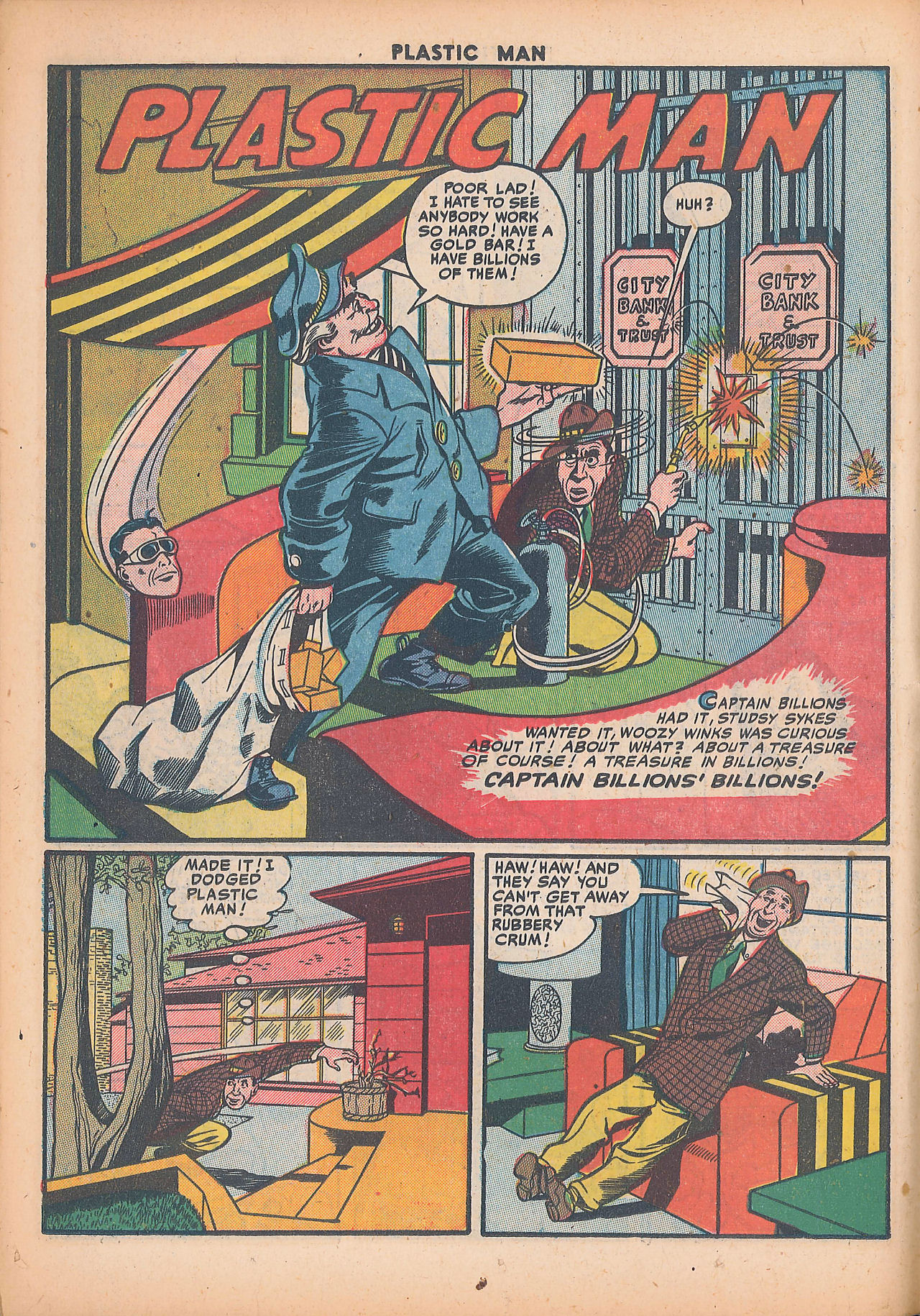 Read online Plastic Man (1943) comic -  Issue #30 - 26