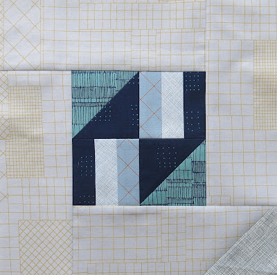 Modern sampler quilt - Block #3 - Inspired by Tula Pink City Sampler