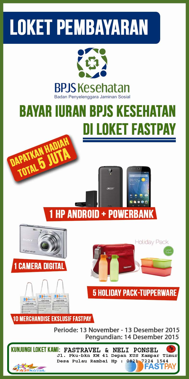 Contoh X Banner Fastpay gambar spanduk