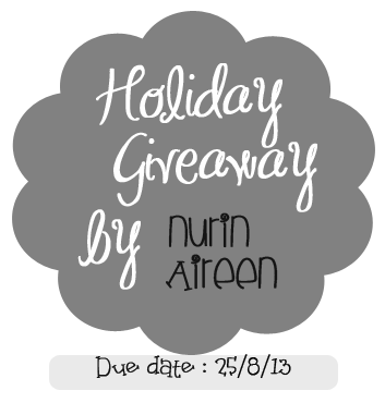 Holiday Giveaway by Nurin Aireen 