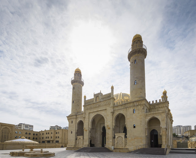 Taza Pir Mosque, Teze Pir, Teze-Pir, Tezepir, Moschee in Baku Aserbaidschan, Azerbaijan