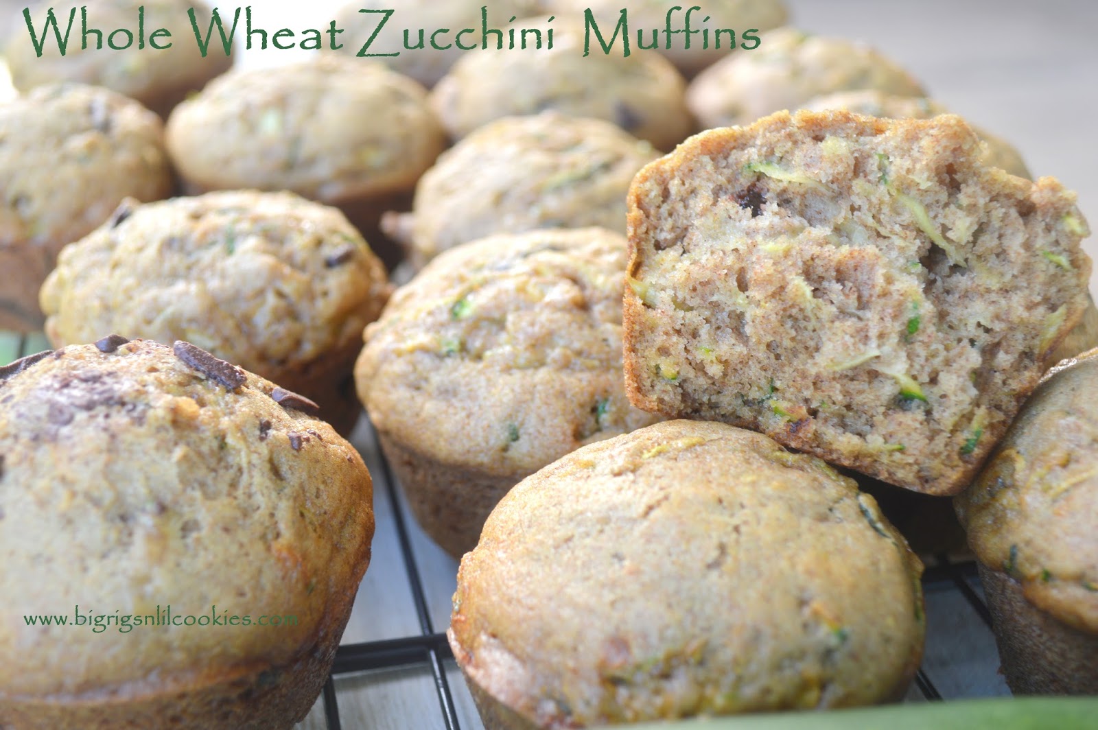 Big Rigs 'n Lil' Cookies Whole Wheat Zucchini Muffins