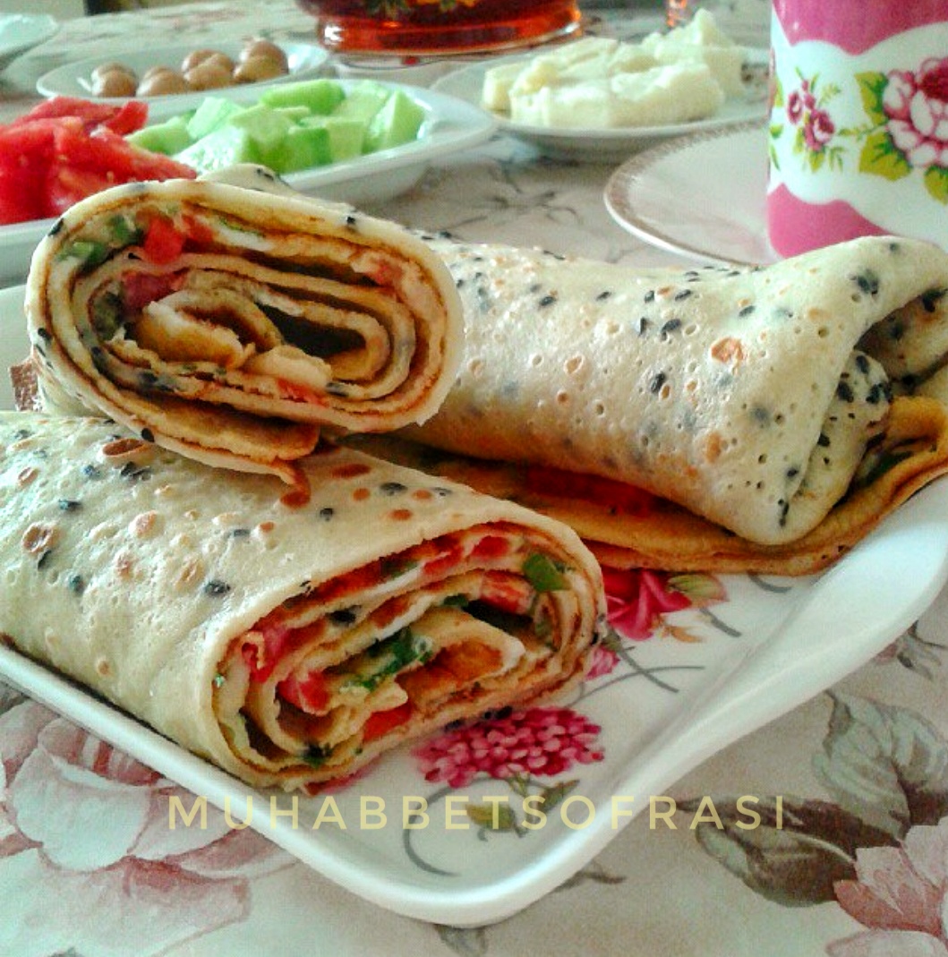 Krepte Sebzeli Omlet Tarifi Krepte Sebzeli Omlet Tarifi