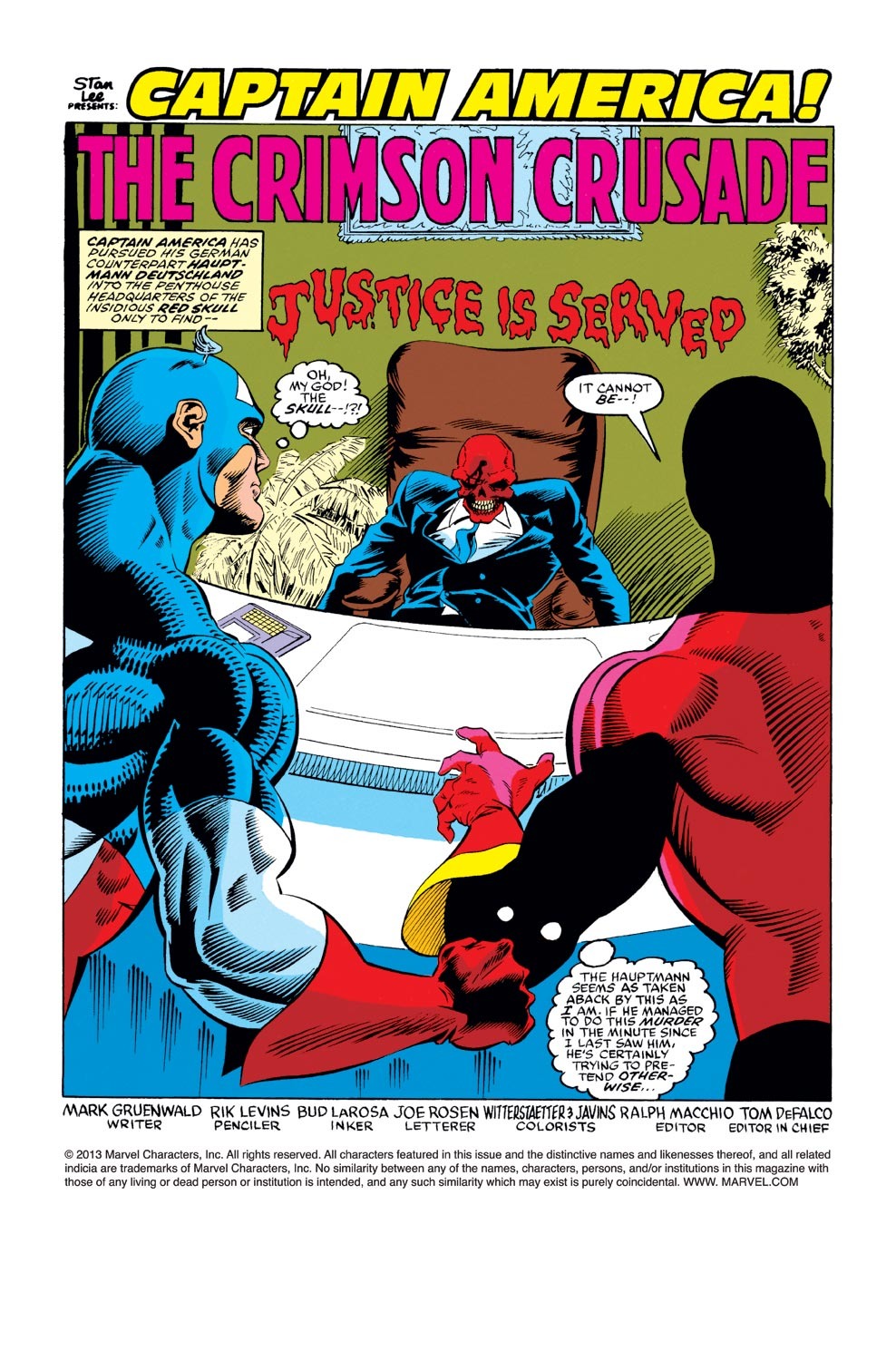 Read online Captain America (1968) comic -  Issue #394 - 2