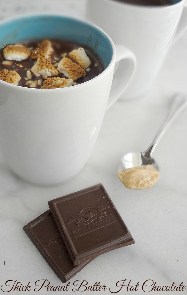 Thick Peanut Butter Hot Chocolate Thick Peanut Butter Hot Chocolate