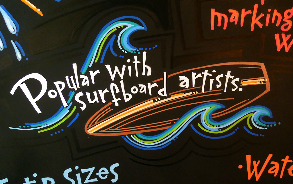 Polymer Paula My Uni Posca Marker chalkboard!