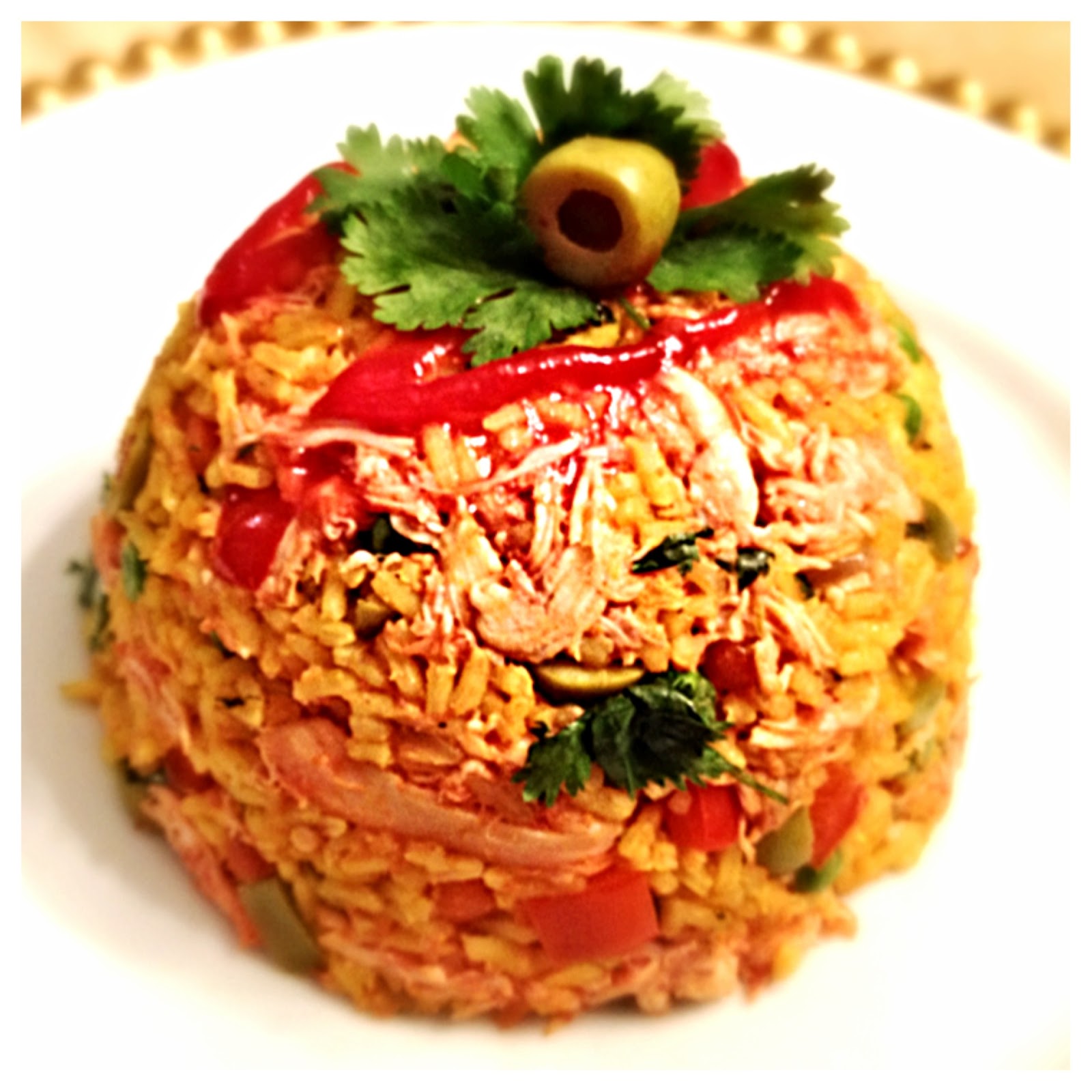 Arroz con pollo (spanish for rice with chicken) is a traditional dish of la...