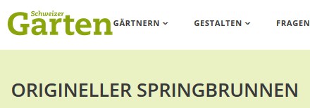 Schweizer Garten Internet 2017