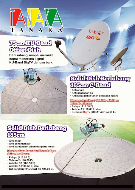 brosur antena parabola tanaka