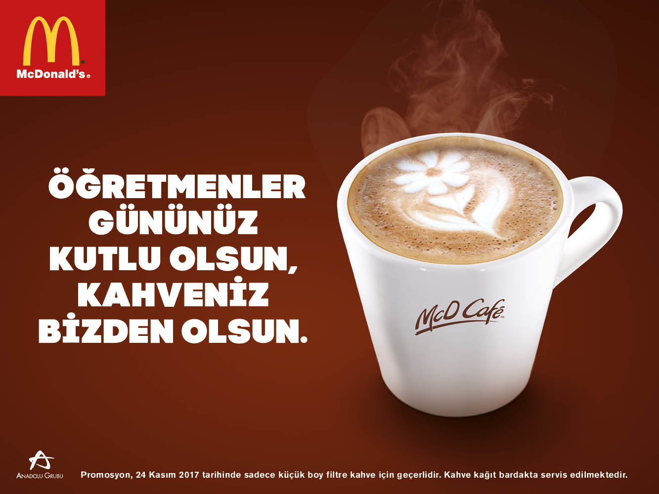 kahveaskina.. Öğretmenler Günü’nde kahveler McDonald’s’tan!