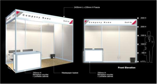 STAND PAMERAN UKURAN 3x3 R 8 | STAND PAMERAN R8 ~ PARTISI PAMERAN ...