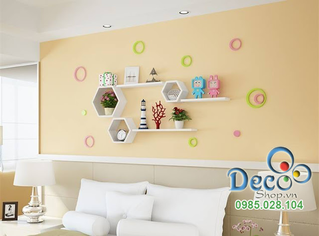 Kệ gỗ treo tường Deco KH 29