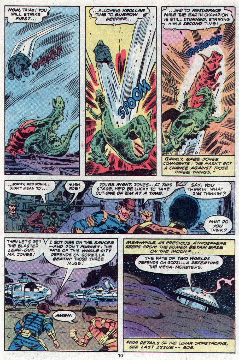Read online Godzilla (1977) comic -  Issue #14 - 7