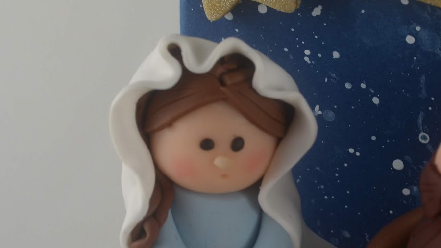 belén arcilla polimérica polymer clay nativity