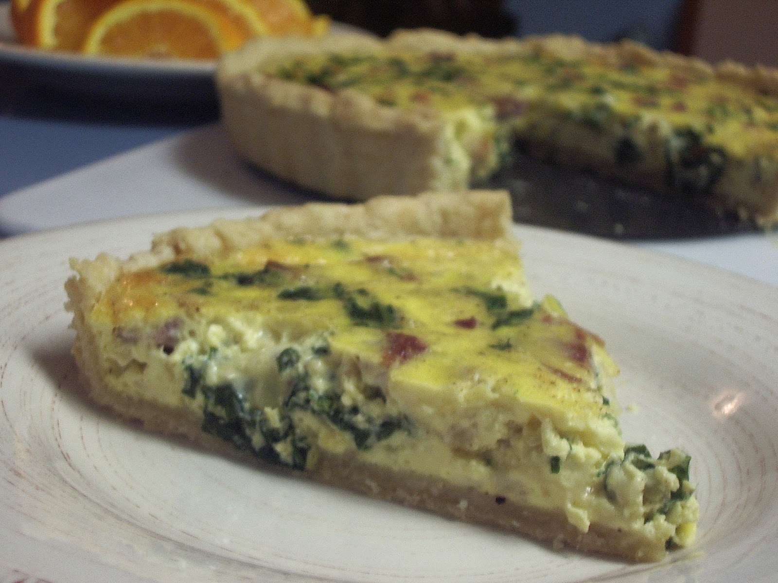 KitchenJoy Quiche with Ham & Kale