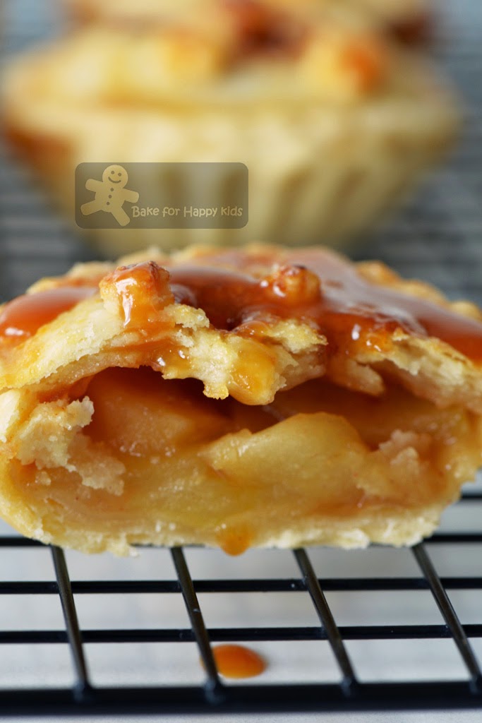 salted caramel apple pies