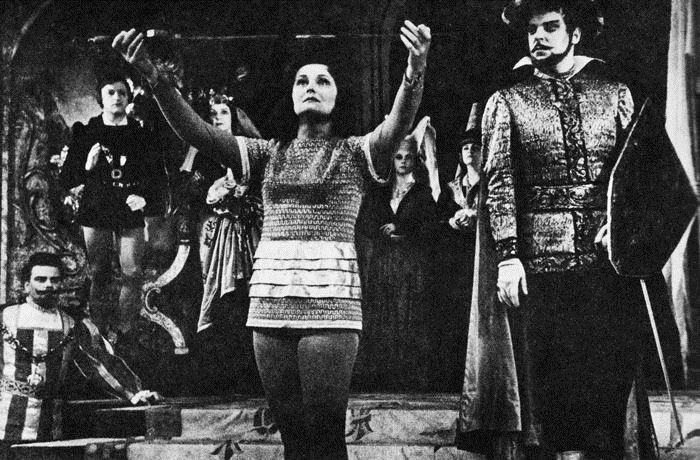 1962. gads. Andreja Upīša ,Žanna d’Arka' Dramatiskajā teātrī