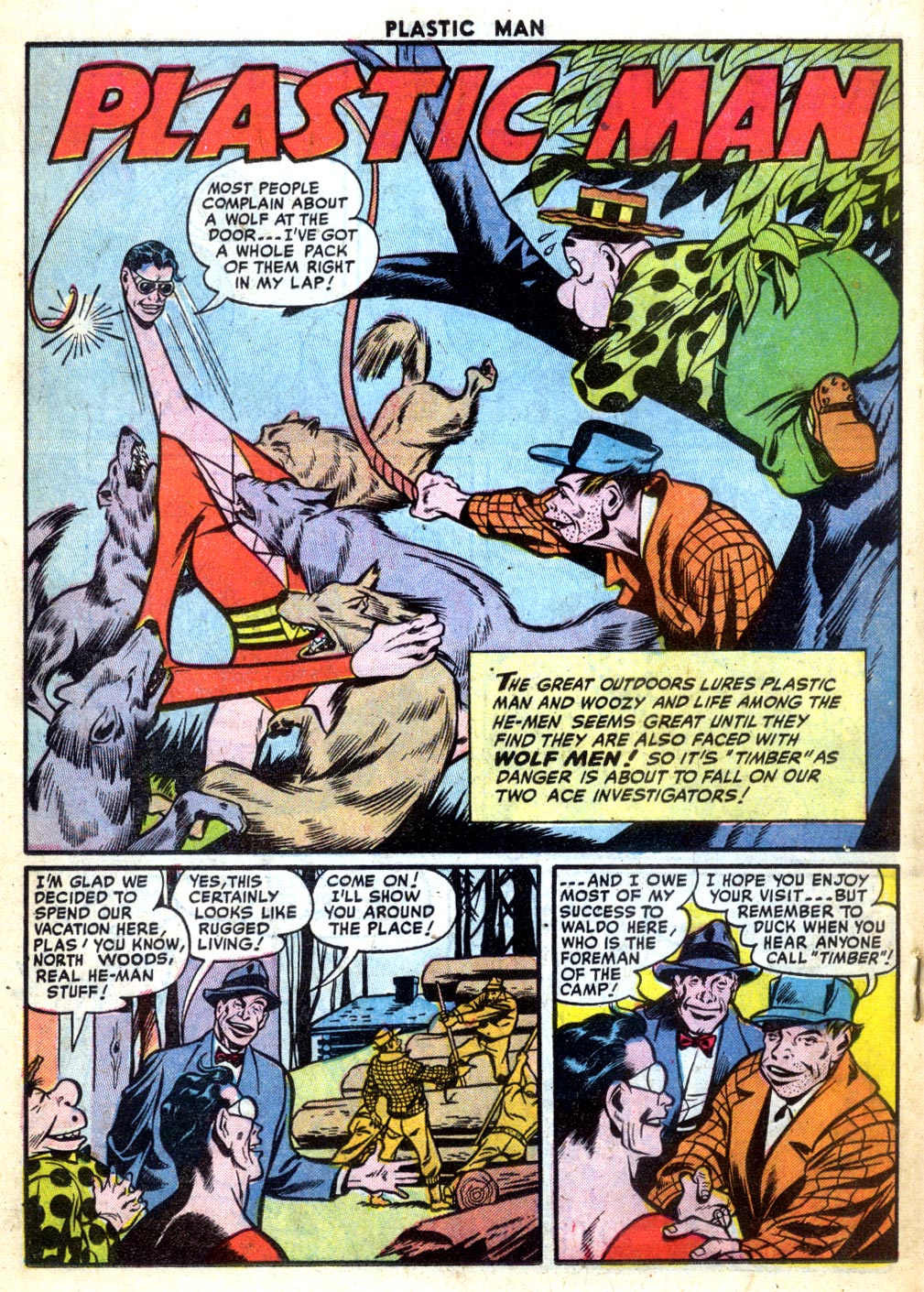 Read online Plastic Man (1943) comic -  Issue #54 - 18