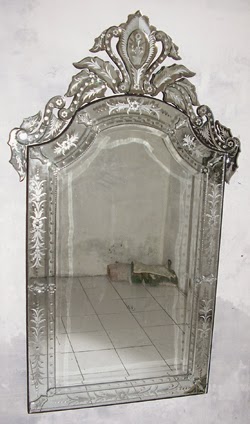mirror, beautiful glass, antique mirror