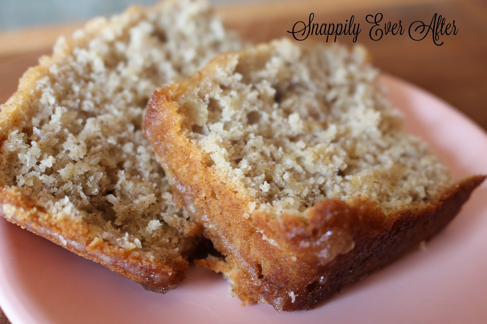 Snappily Ever After Glazed Apple Cinnamon Oatmeal Bread