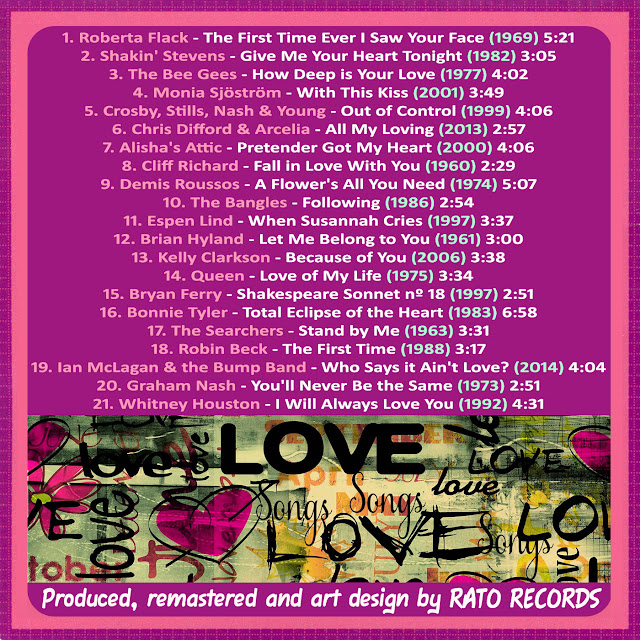 Cd Love song for ever-vol.8 Back