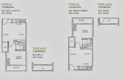 LIV On Wilkie 2 bedroom dual key Floor Plan