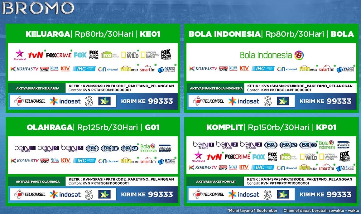 BROSUR EDISI AGUSTUS SEPTEMBER 2016 KVision atau