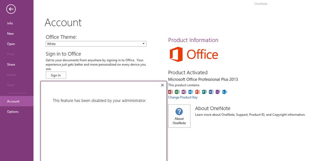 There's a script for that Onedrive This feature has been disabled by