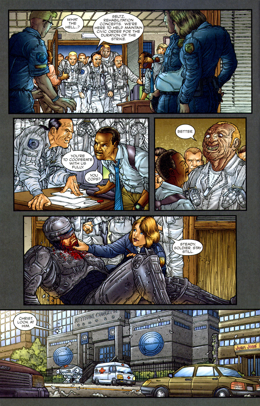 Read online Frank Miller's Robocop comic -  Issue #2 - 14