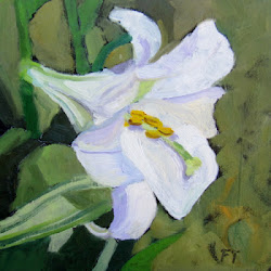 easter lily paintings fay terry daily