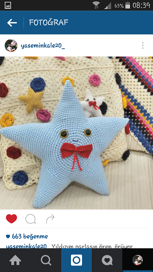Amigurumi Yıldız Yapılışı Videolu Anlatımlı Amigurumi Yıldız Yapılışı Videolu Anlatımlı