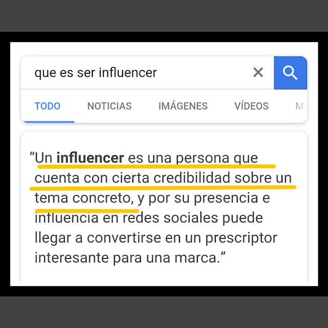 ¿Qué es ser influencer"