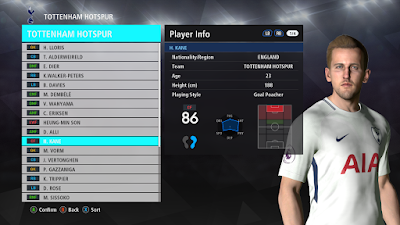 PES 2018 Player Stats by Fast Eagle for PES 2017 PTE Patch 2017