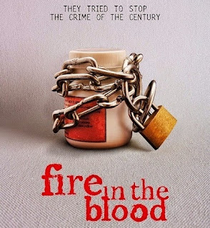 Fuego en la sangre documentary documental póster drugs chain lock locked medicine pills bottle