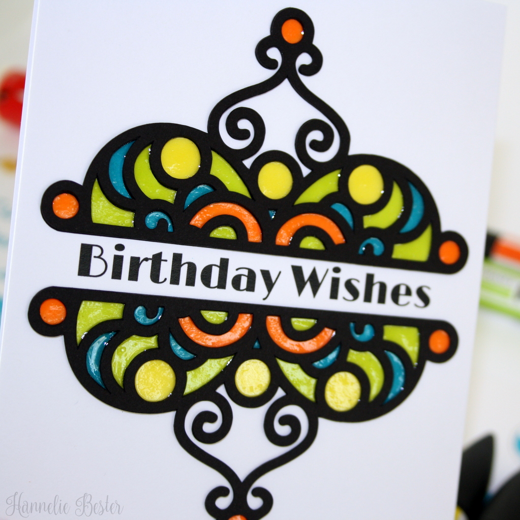 desert diva Stained Glass Birthday wishes