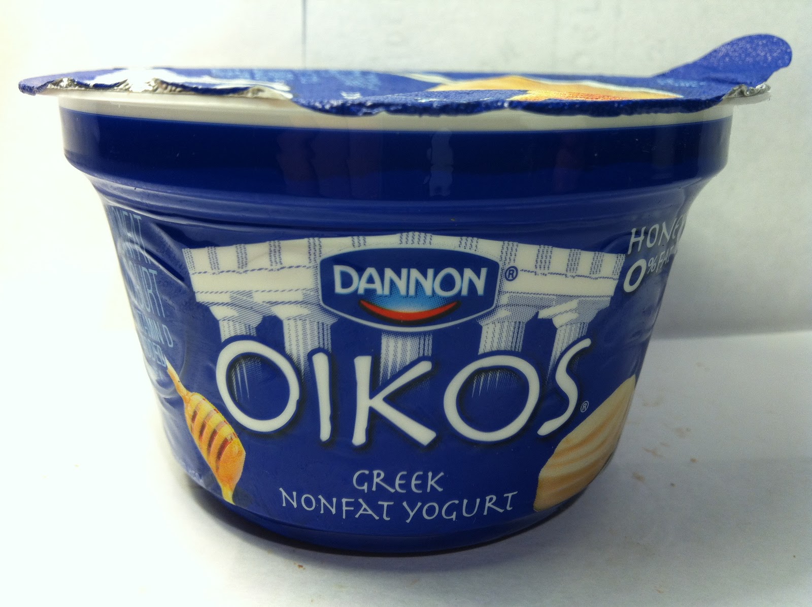 Crazy Food Dude Review Dannon Oikos Honey 0 Greek Yogurt