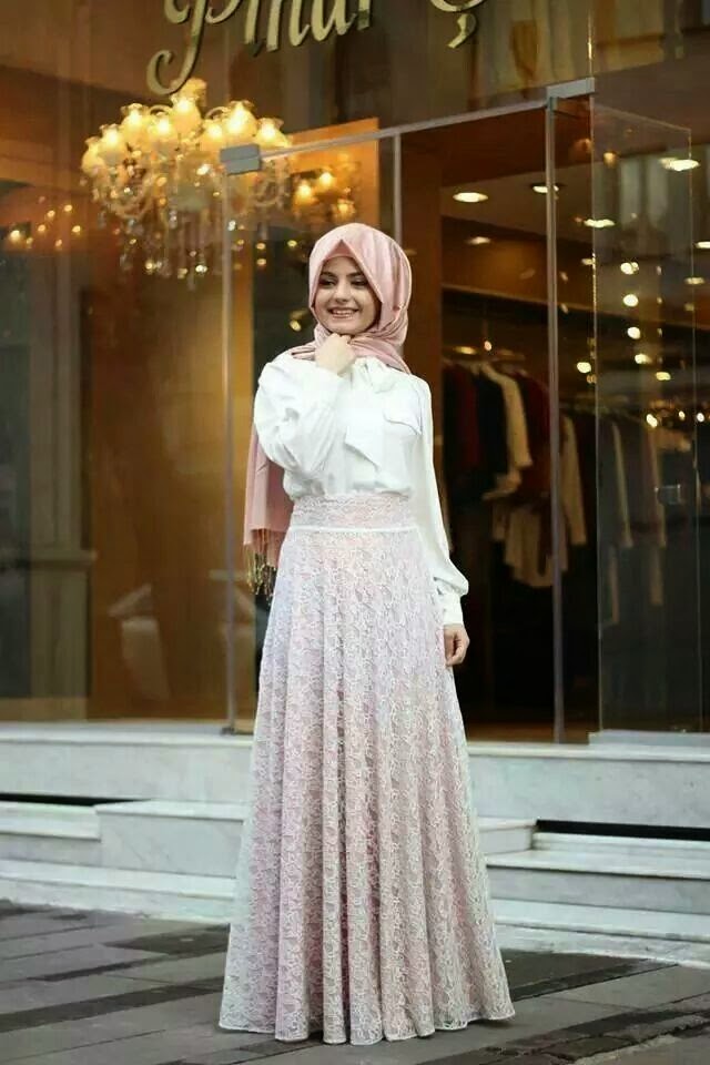Hijab Style: Elegant Hijab Dresses 2015