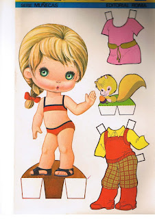 Bonecas de Papel - Paper Dolls - Muñecas Recortable