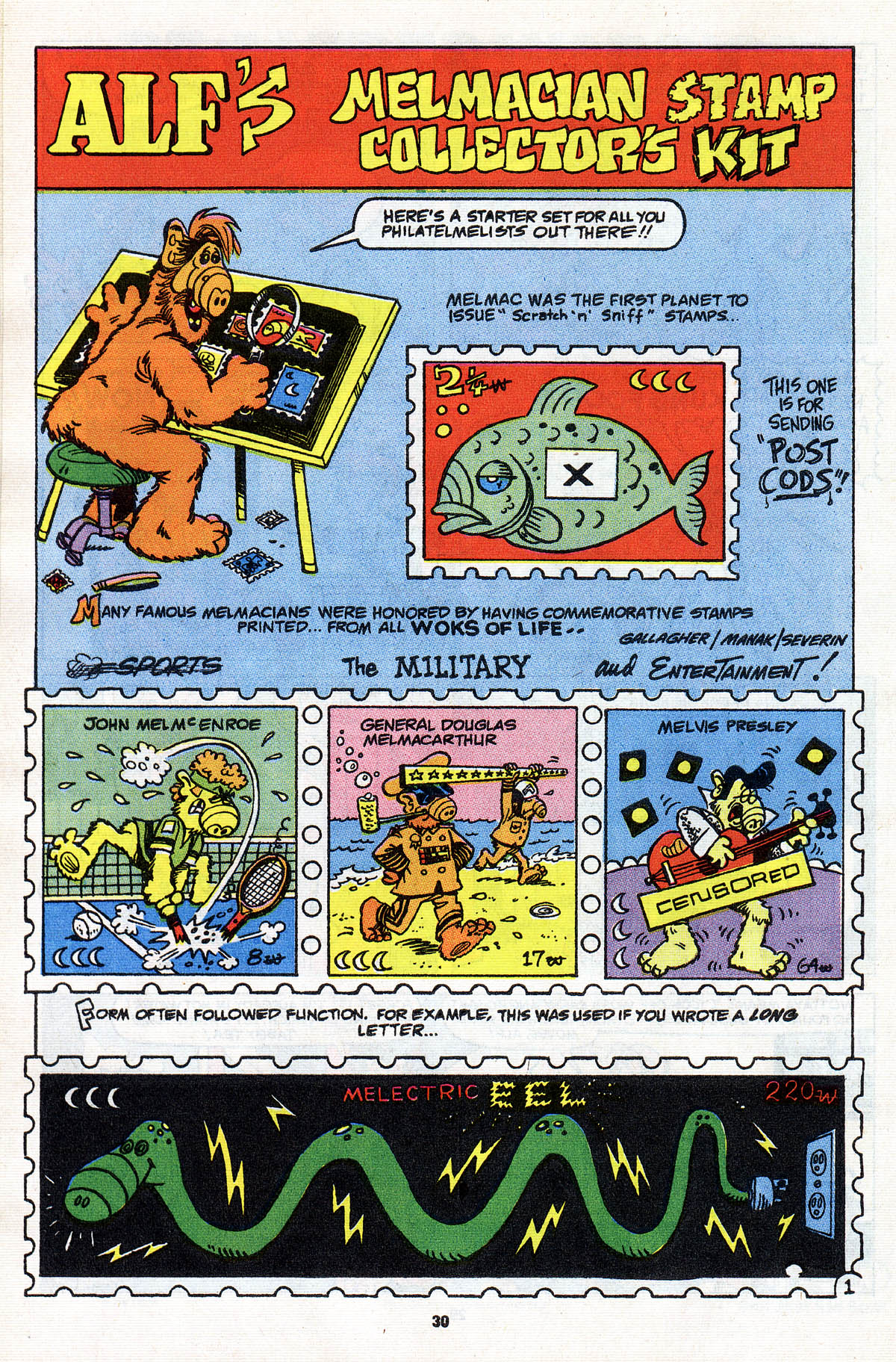 Read online ALF comic -  Issue #30 - 32