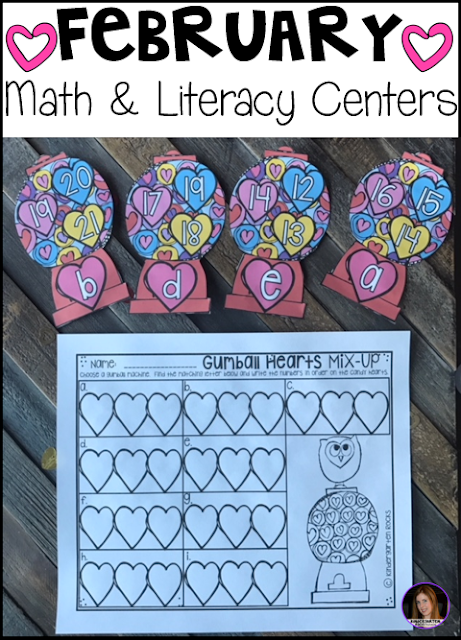 Valentine's Day, dental health and Groundhog's Day. This unit is full of fun hands-on math and literacy centers that are perfect for your kindergartners to help build a strong foundation in math, number sense and literacy skills.
