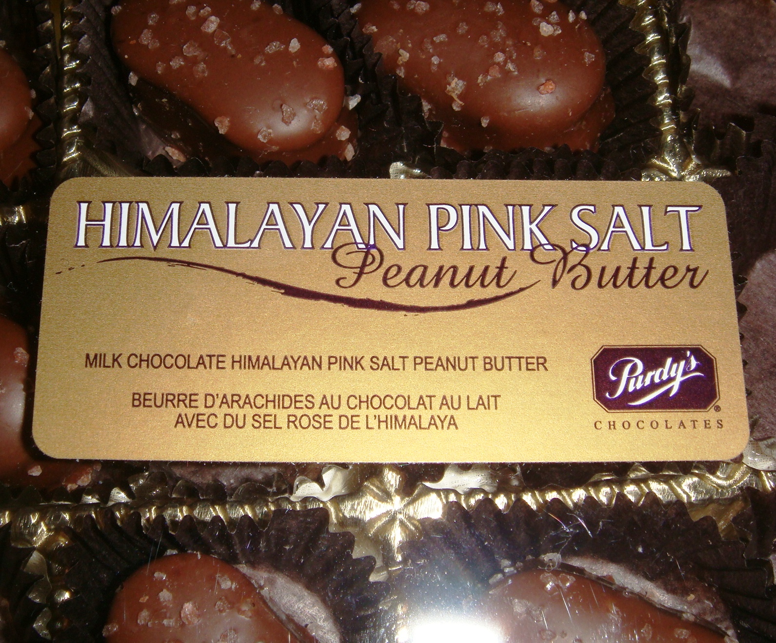 Purdy’s Himalayan Pink Salt Peanut Butter Neurotic Nibbler