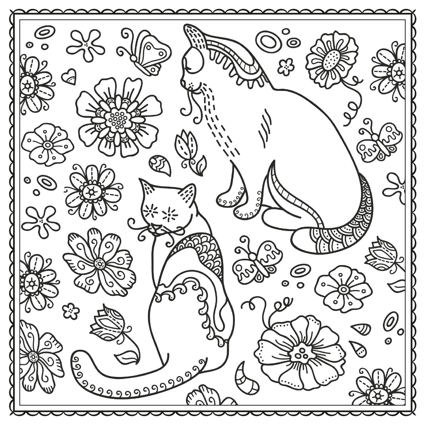 Katzenbilder zum Ausdrucken: Kreative Auszeit für Groß und Klein – Ausmalbilder Kostenlos!