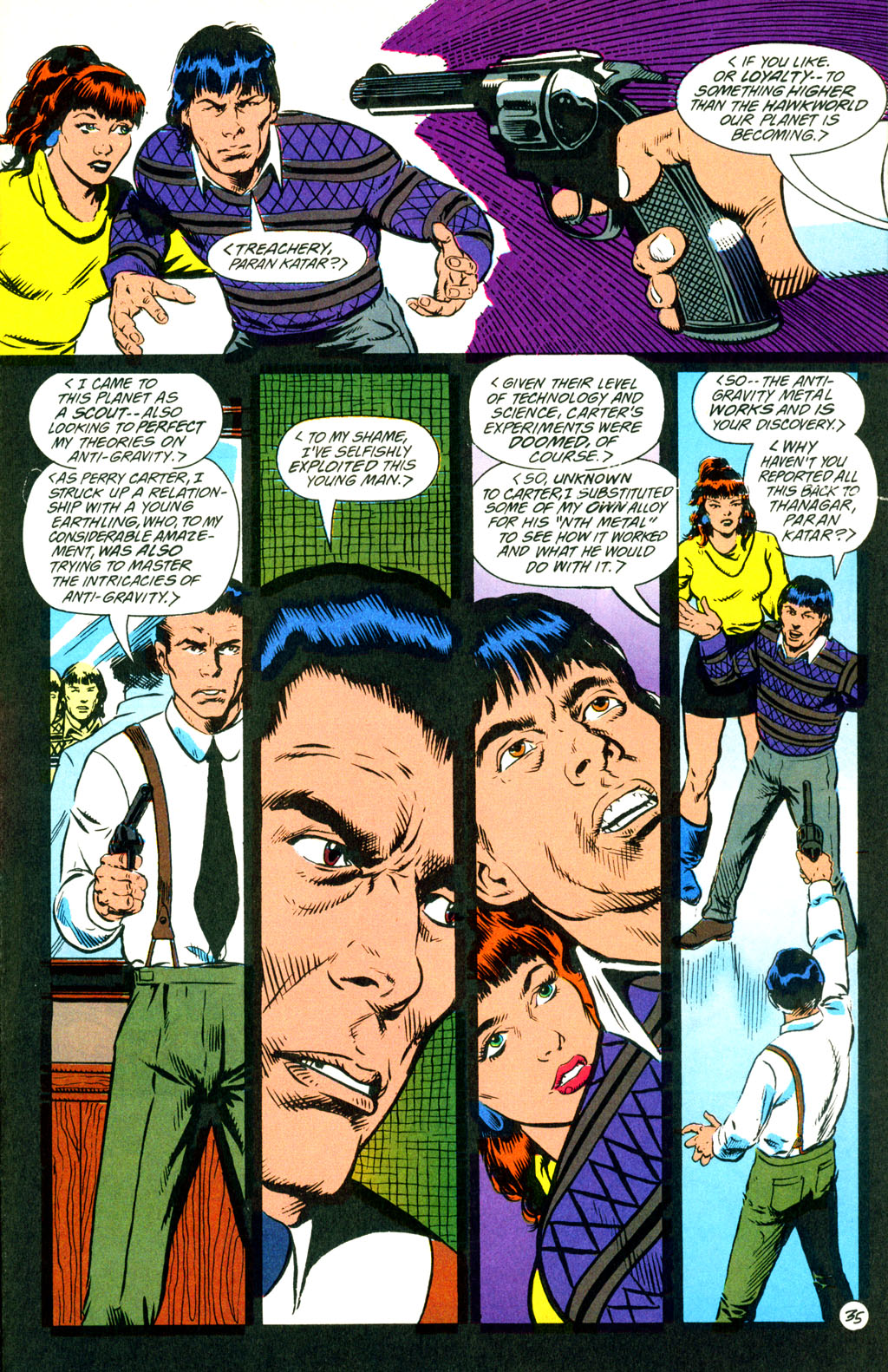 Read online Hawkworld (1990) comic -  Issue # _Annual 1 - 36